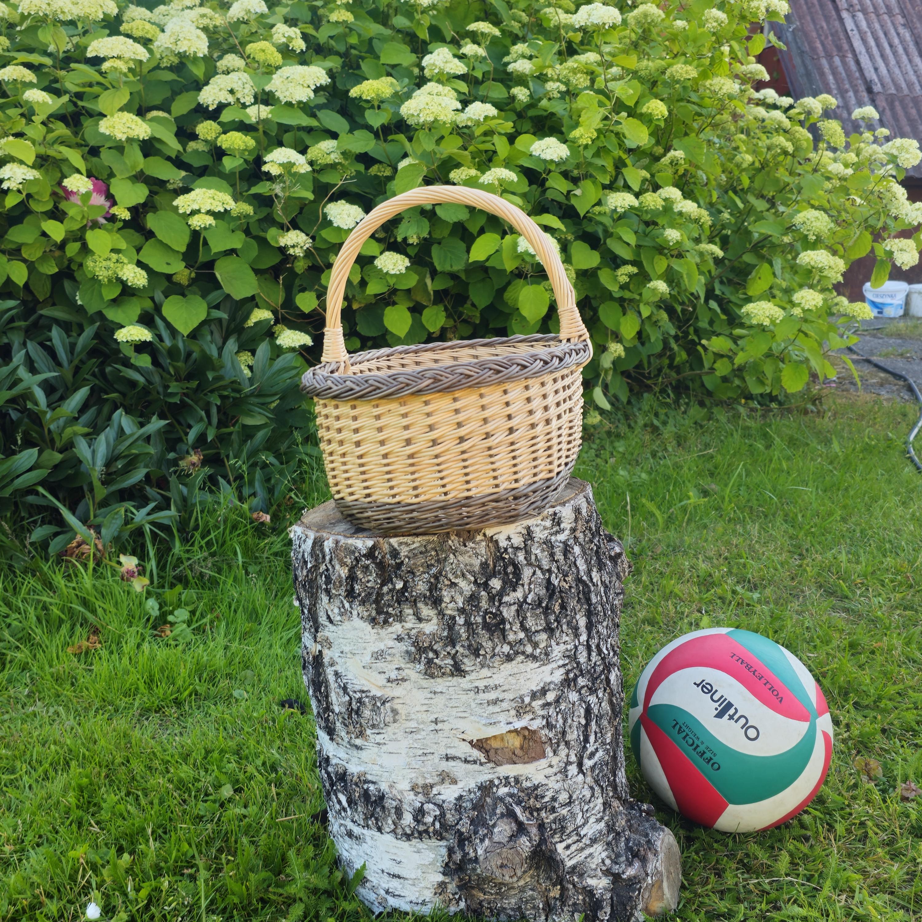 Handwoven Willow Basket