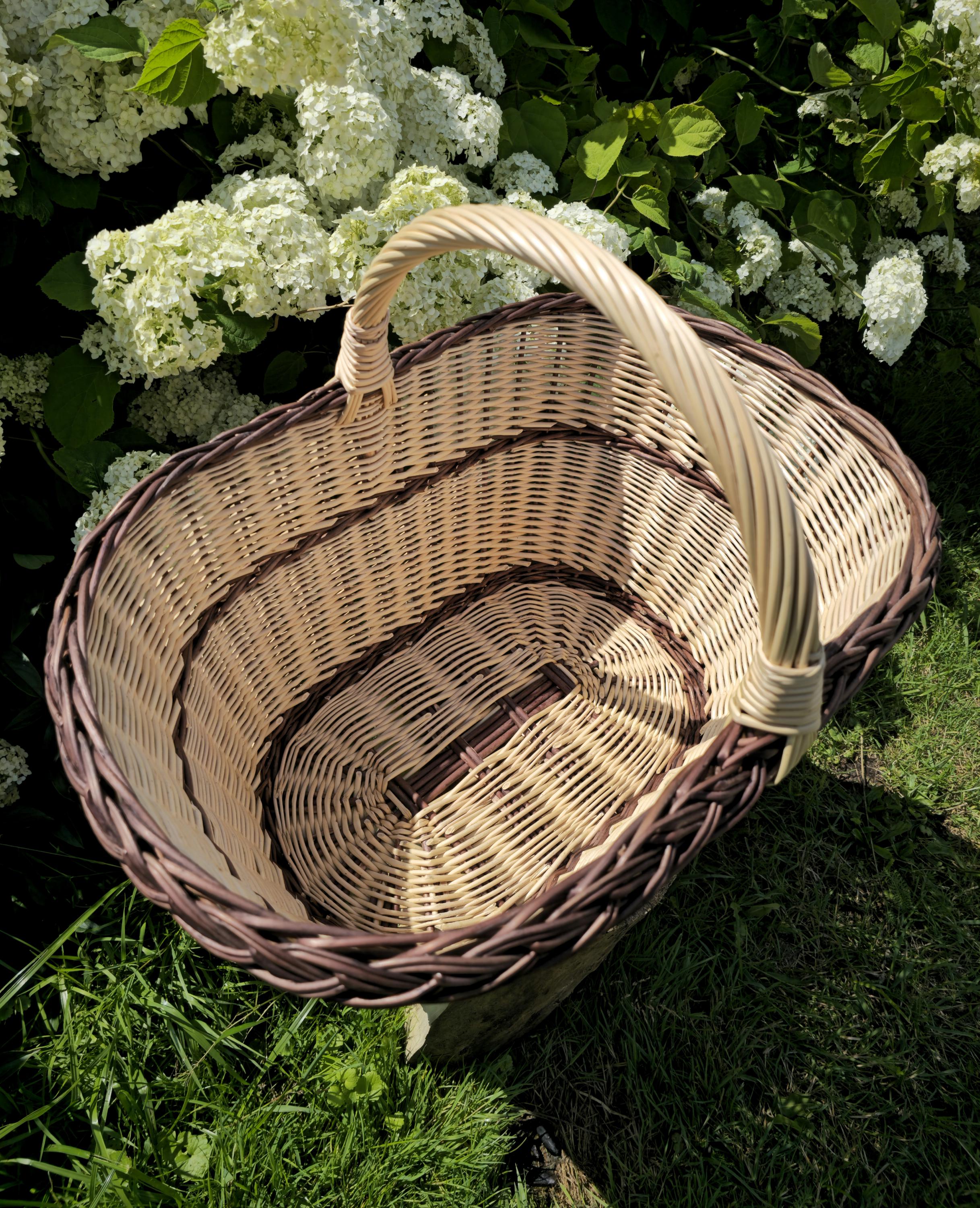 Large Rustic Decorative Wicker Basket