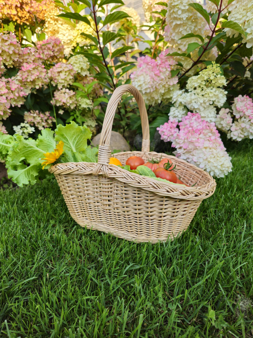 Handwoven Wicker Basket