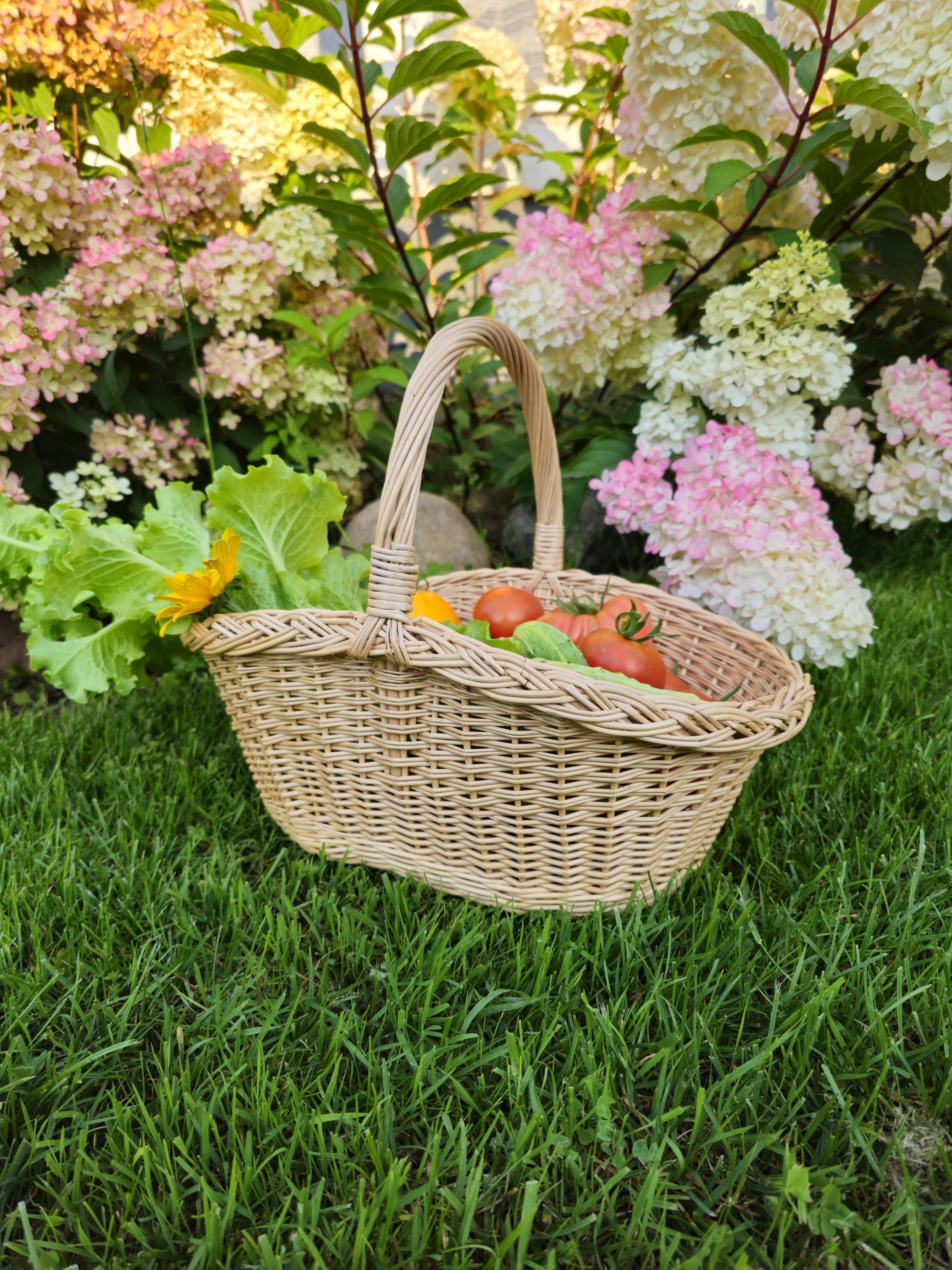 Handwoven Wicker Basket