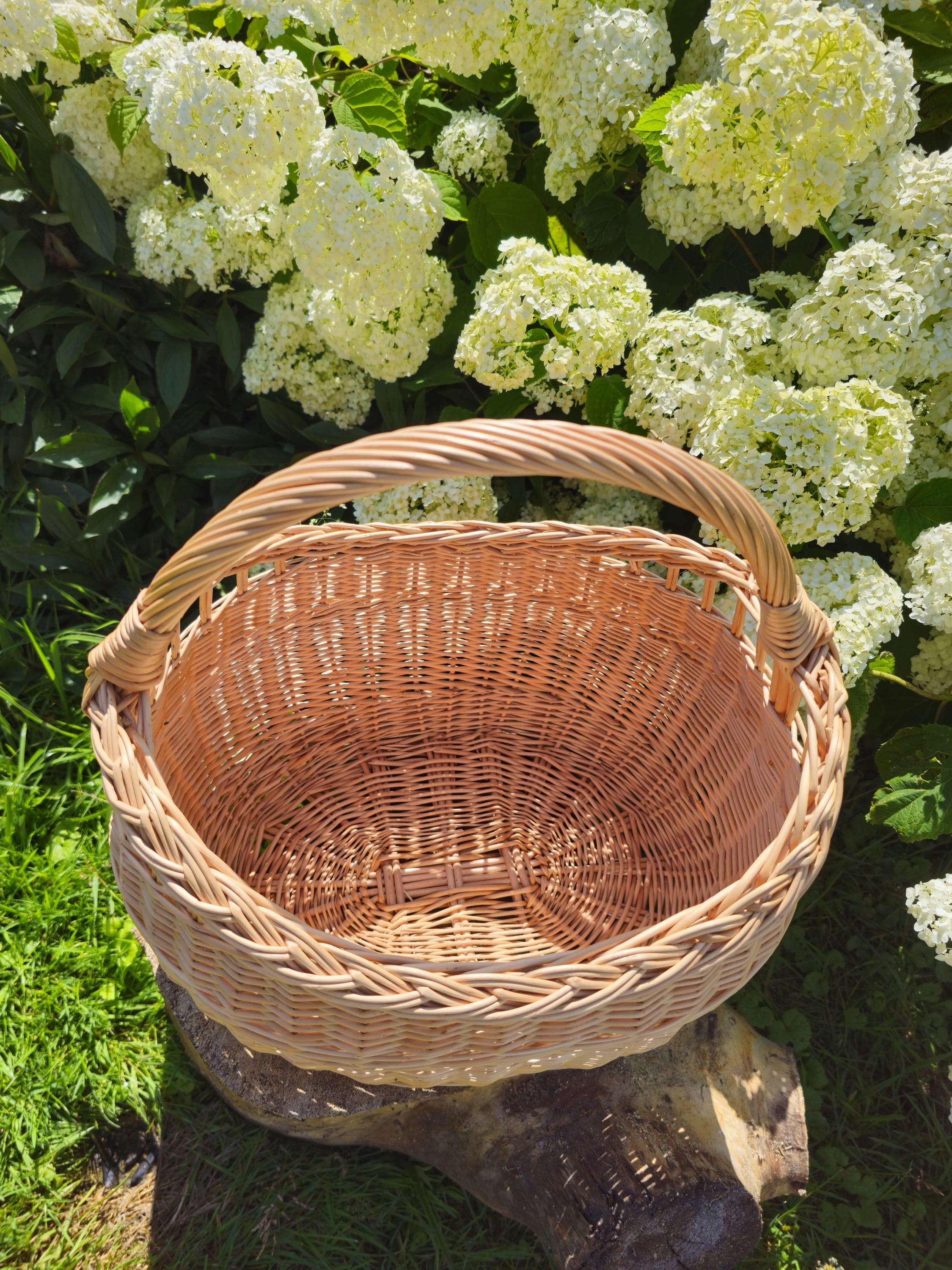 Rustic Decorative Wicker Basket