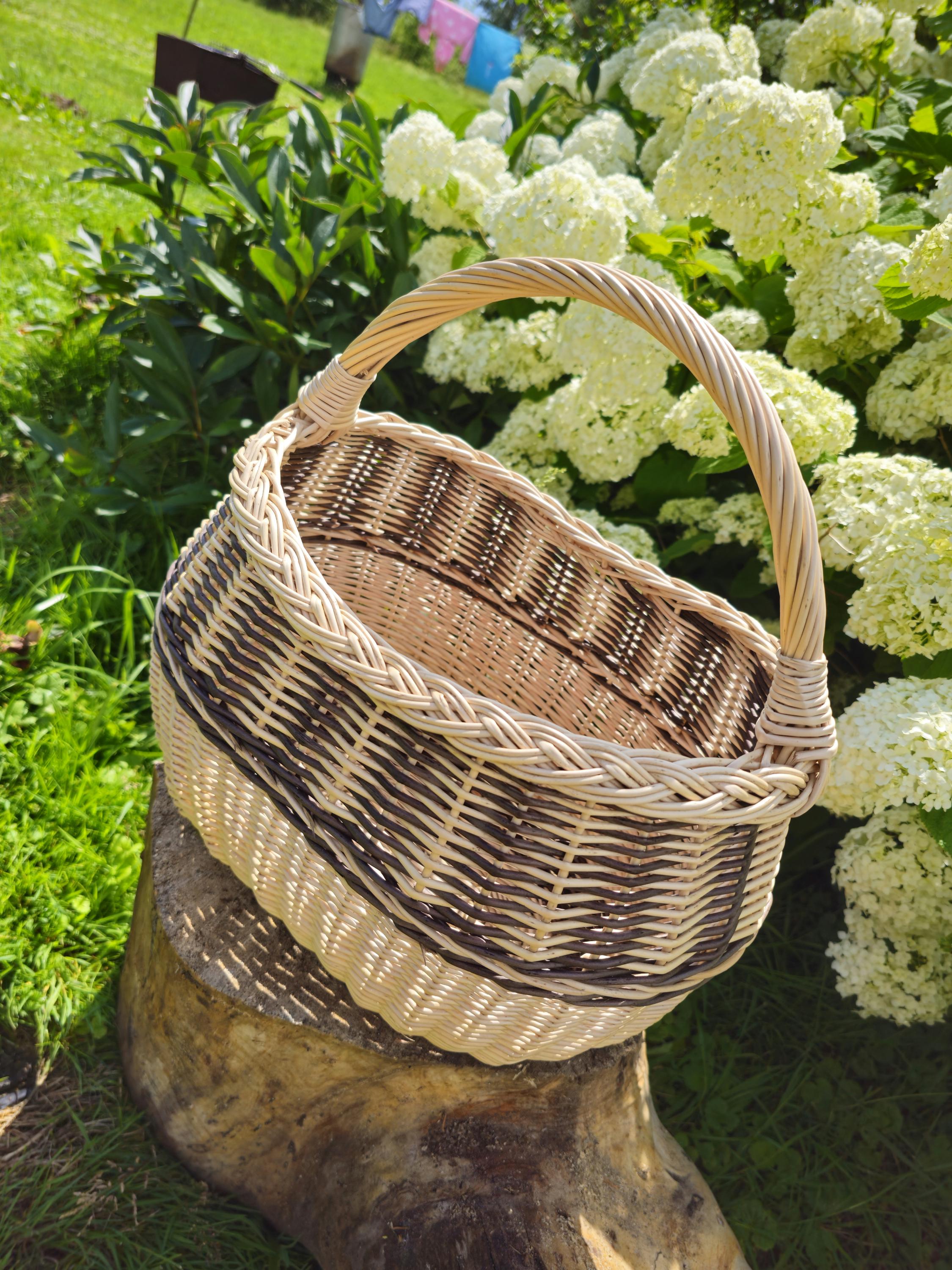 Rustic Decorative Wicker Basket