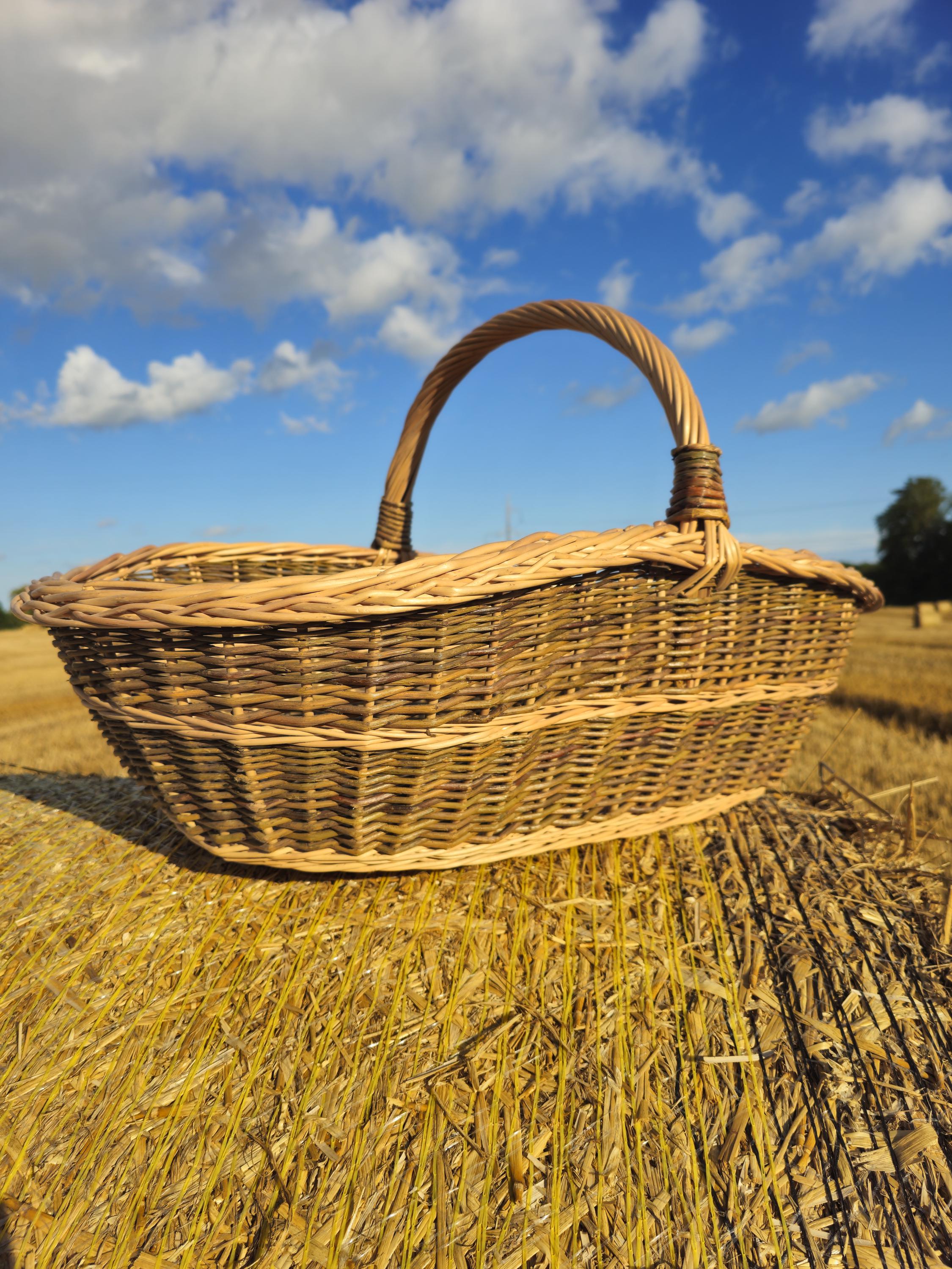 Extra Large Foraging & Rustic Trug Basket