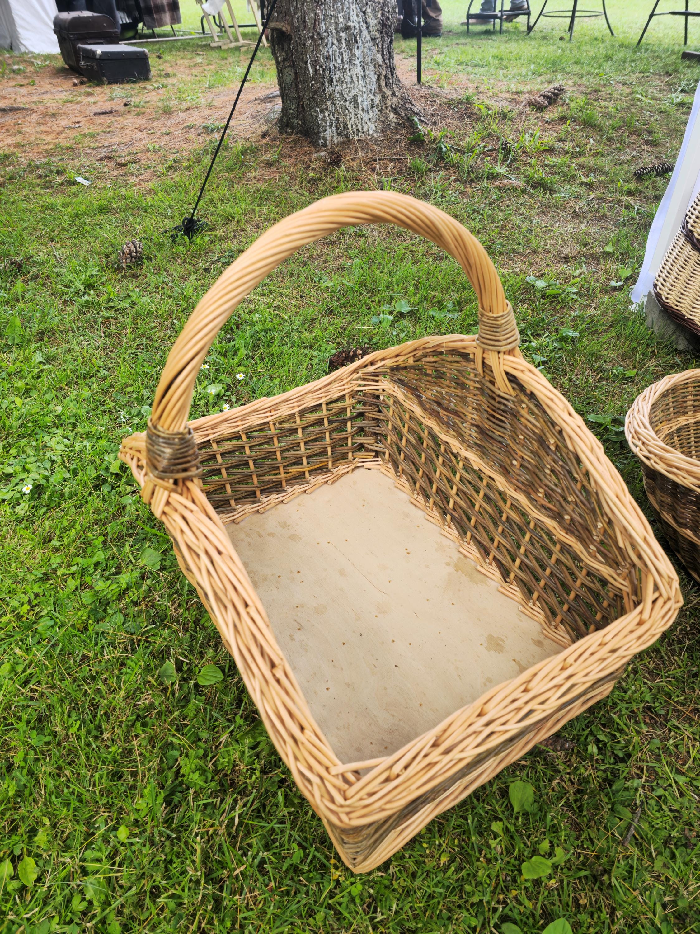 Large Handwoven Wicker Basket