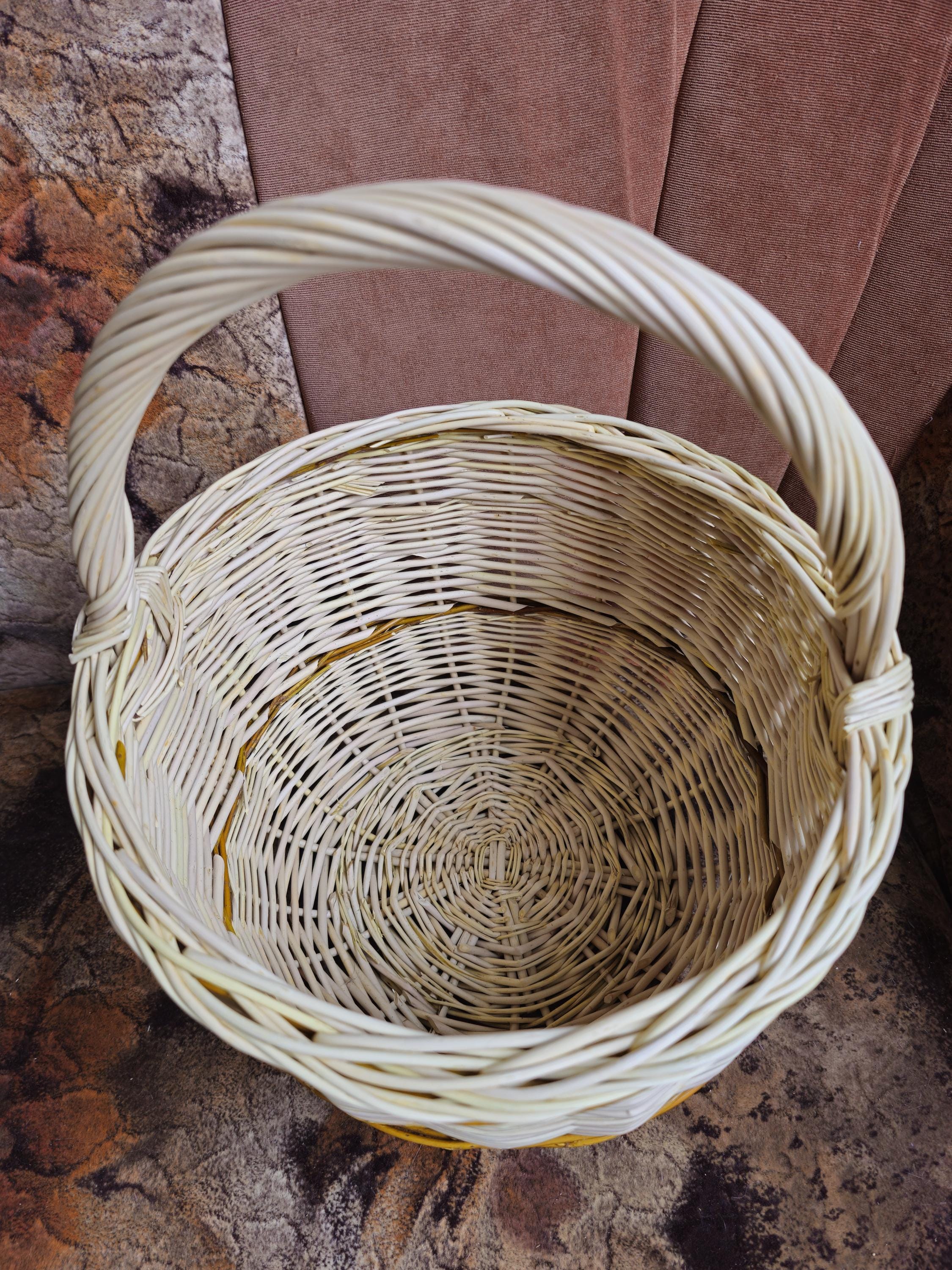 Handwoven Wicker Basket