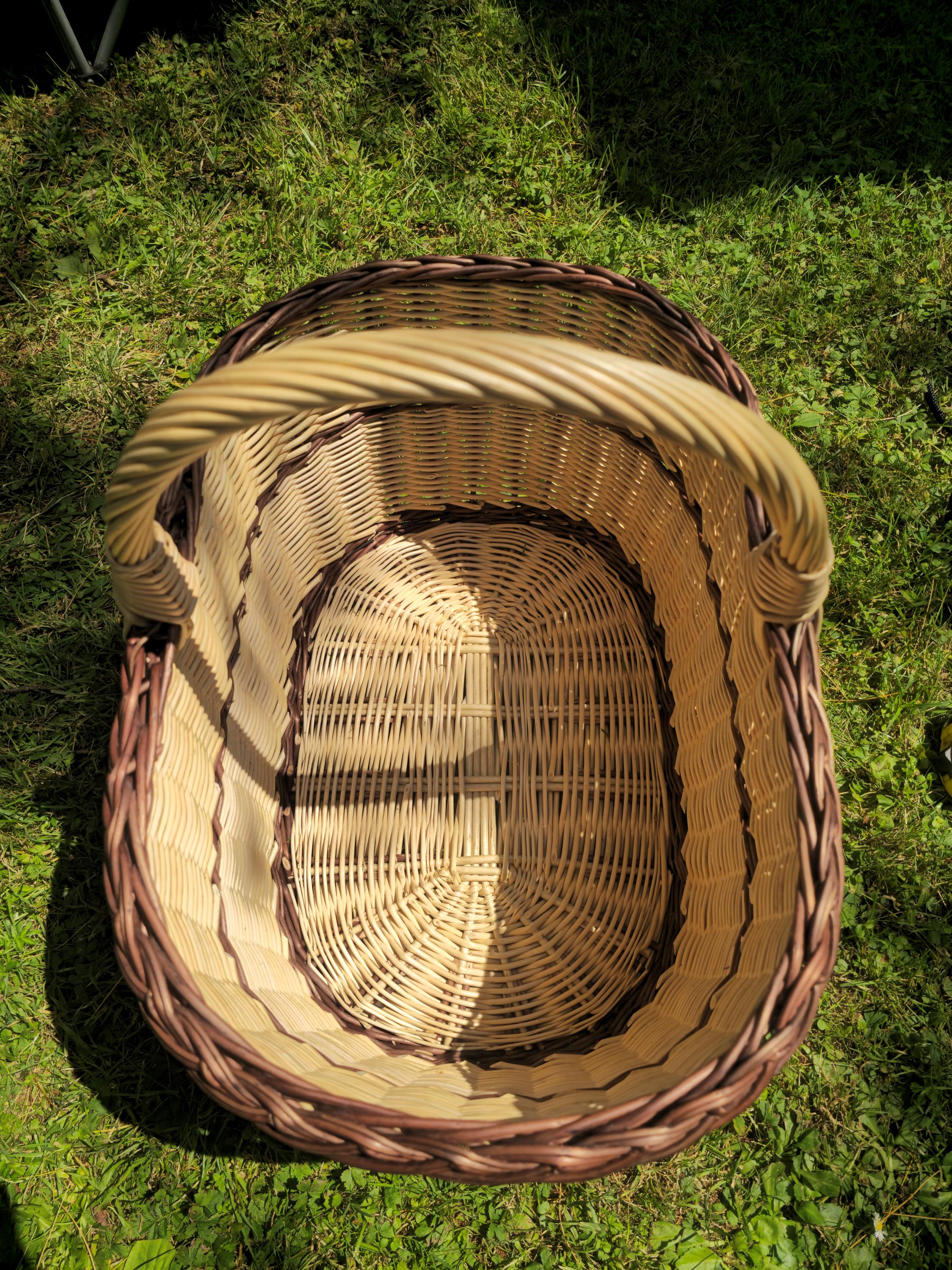 Large Rustic Decorative Wicker Basket