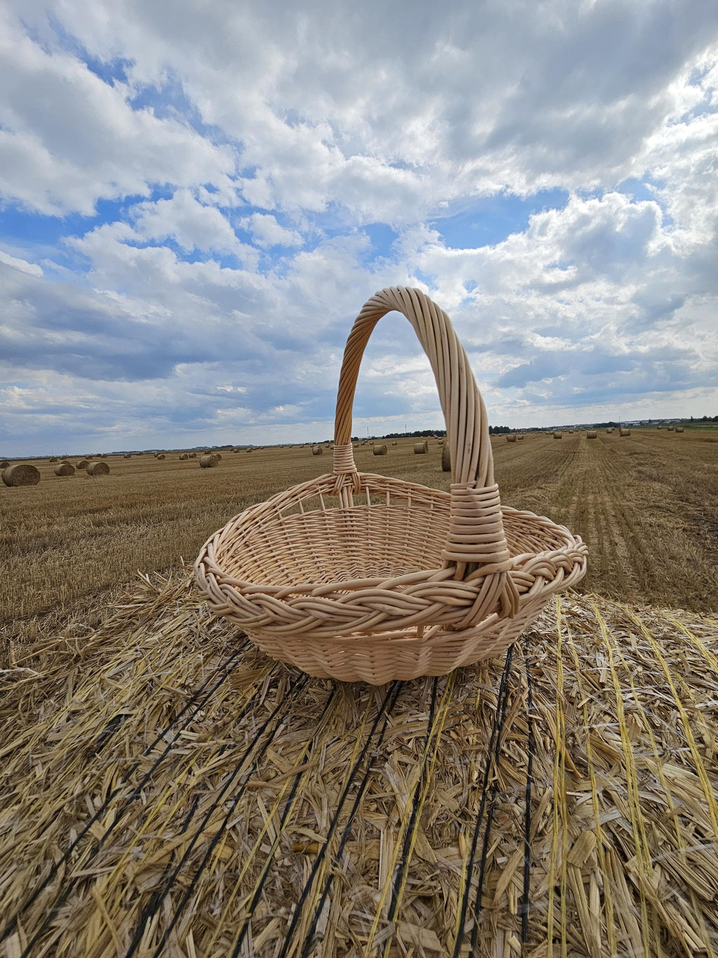 Handwoven Willow Trug Basket