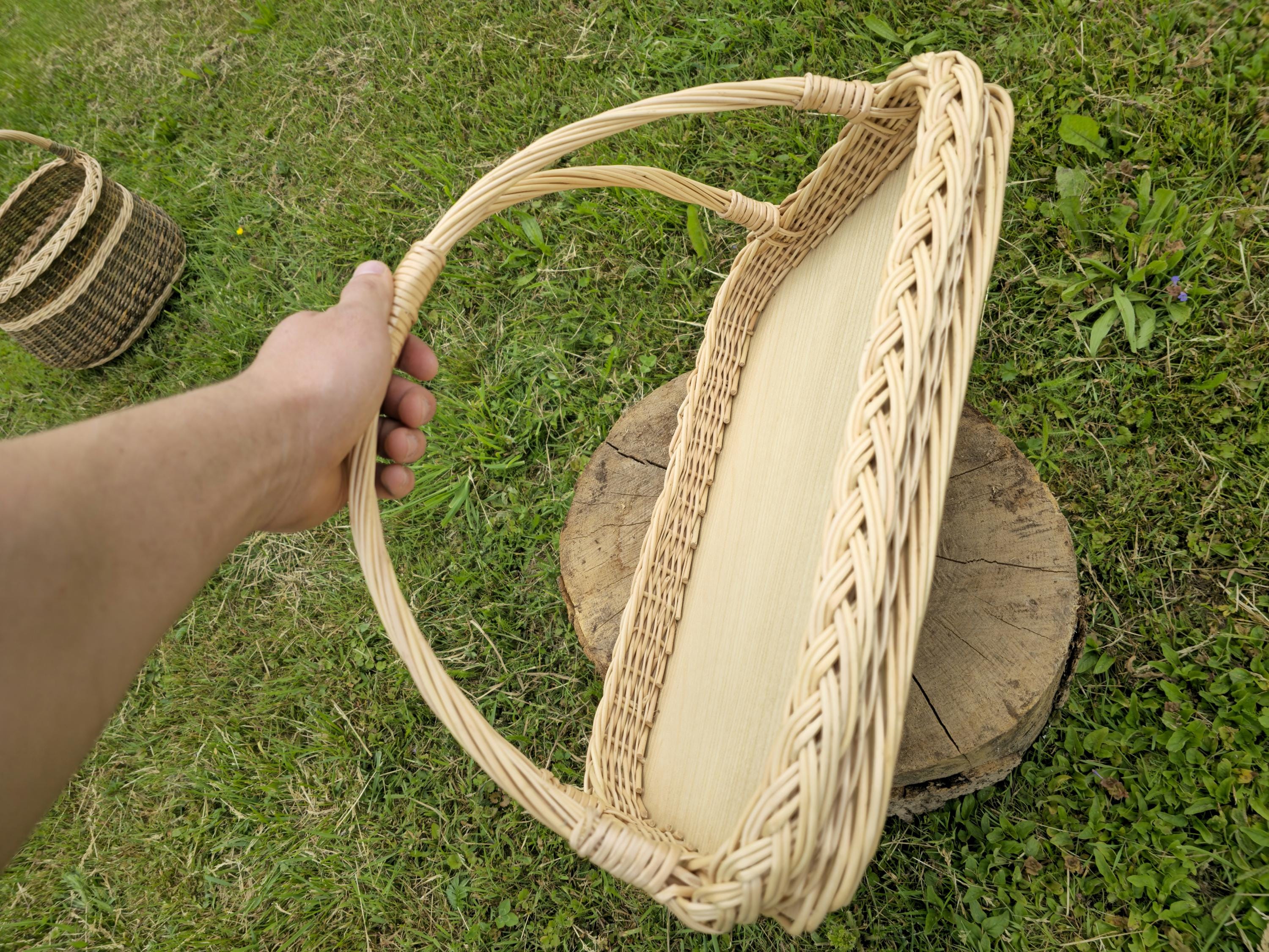 Handwoven Wicker Tray