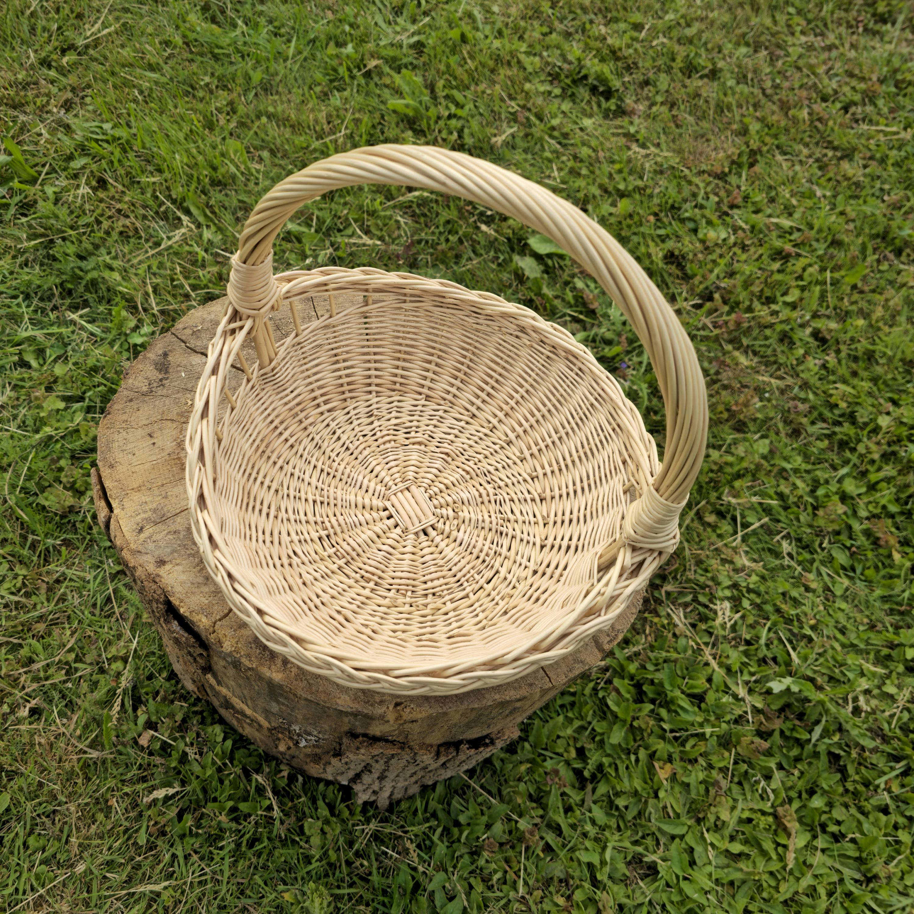 Handwoven Willow Trug Basket