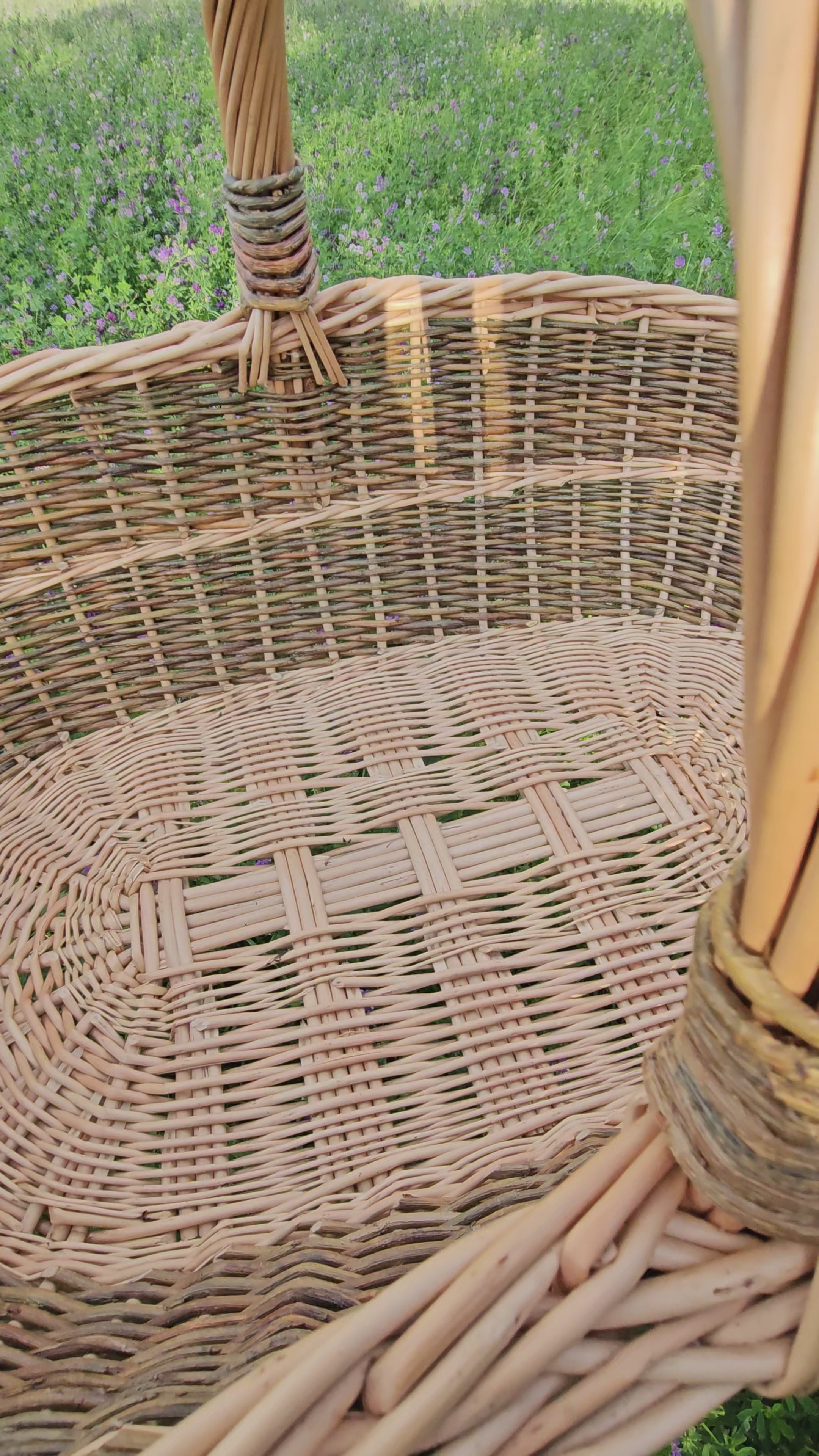 Extra Large Foraging & Rustic Trug Basket