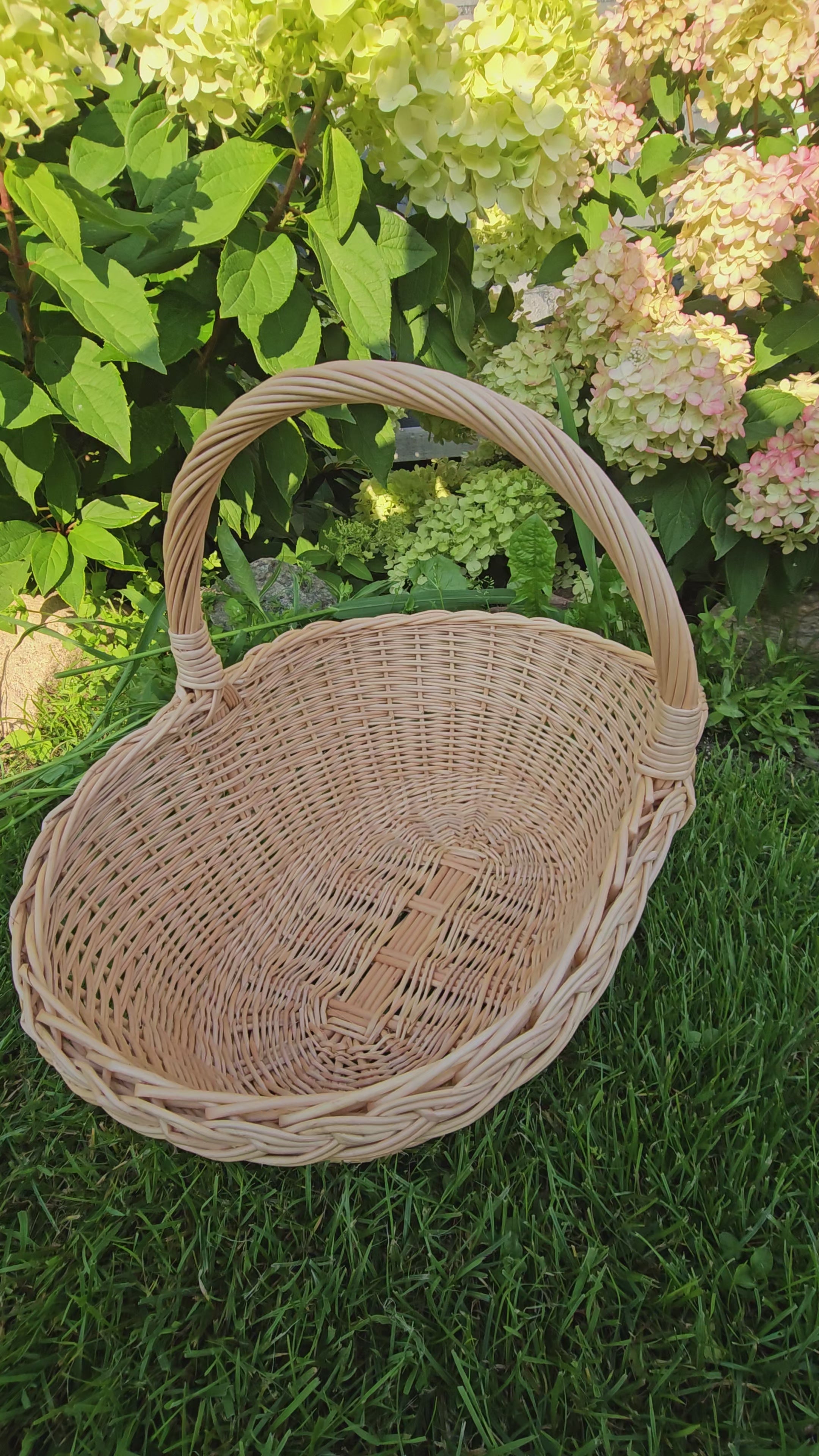 Handwoven Wicker Basket