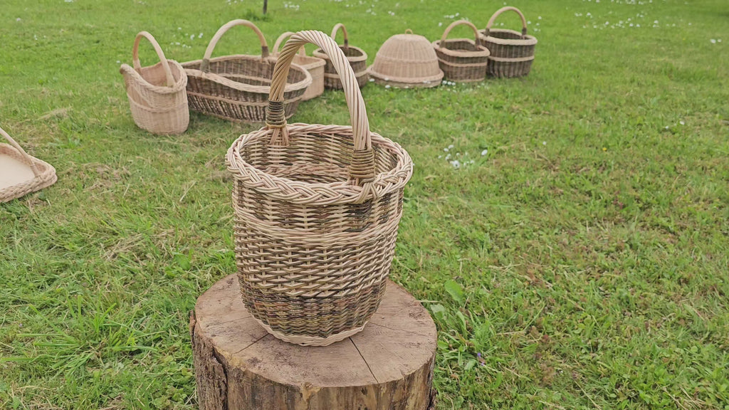 Tall Wicker Basket
