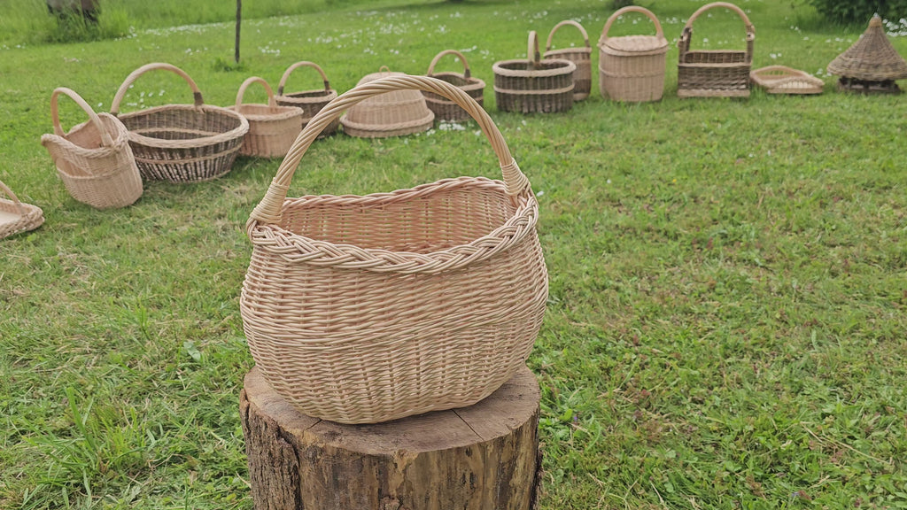 Handwoven Wicker Basket