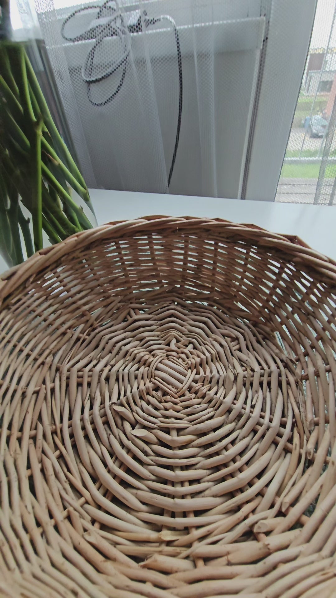 Rustic Bread Wicker Plate