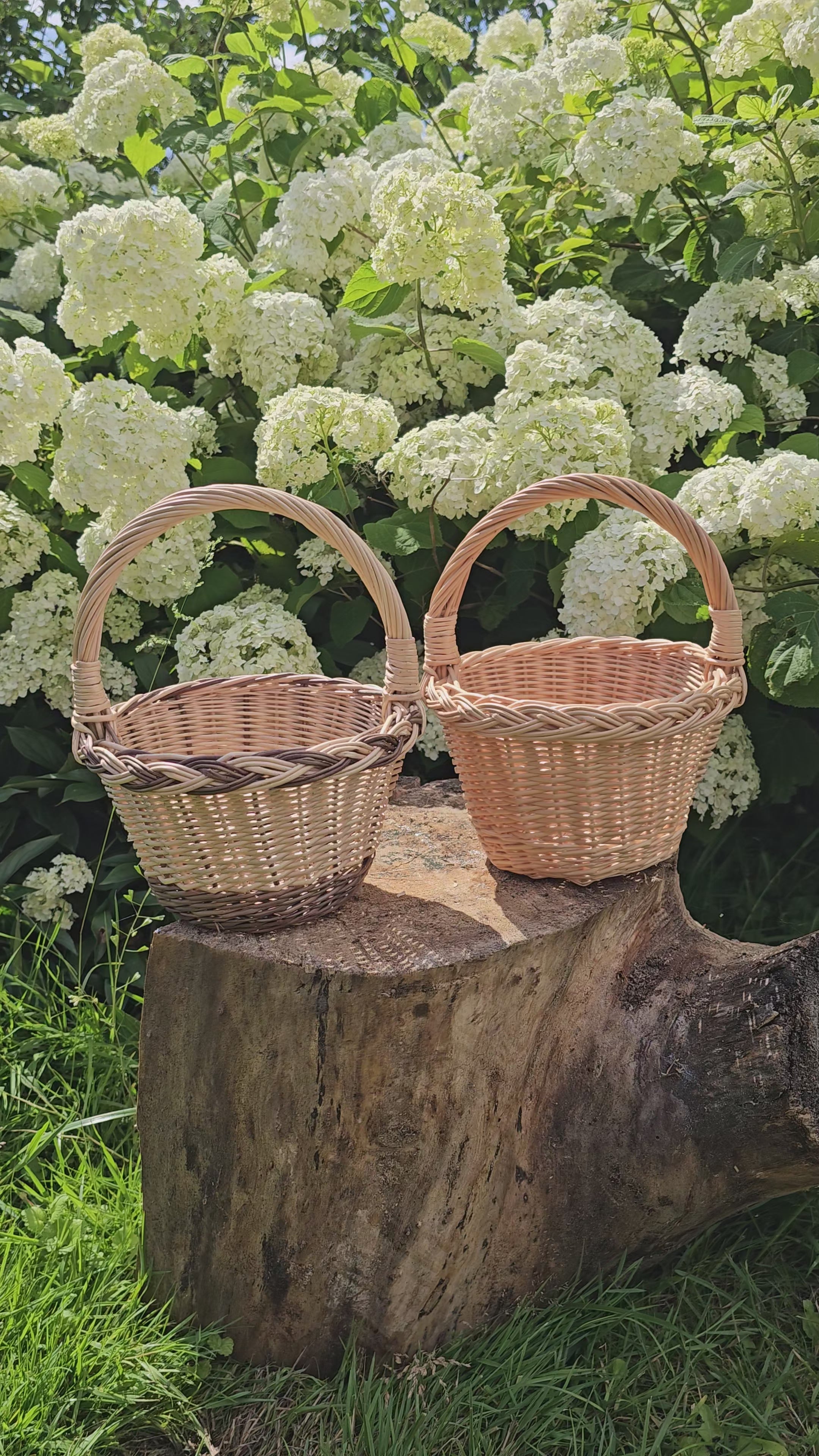 Rustic Mini Decorative Wicker Basket