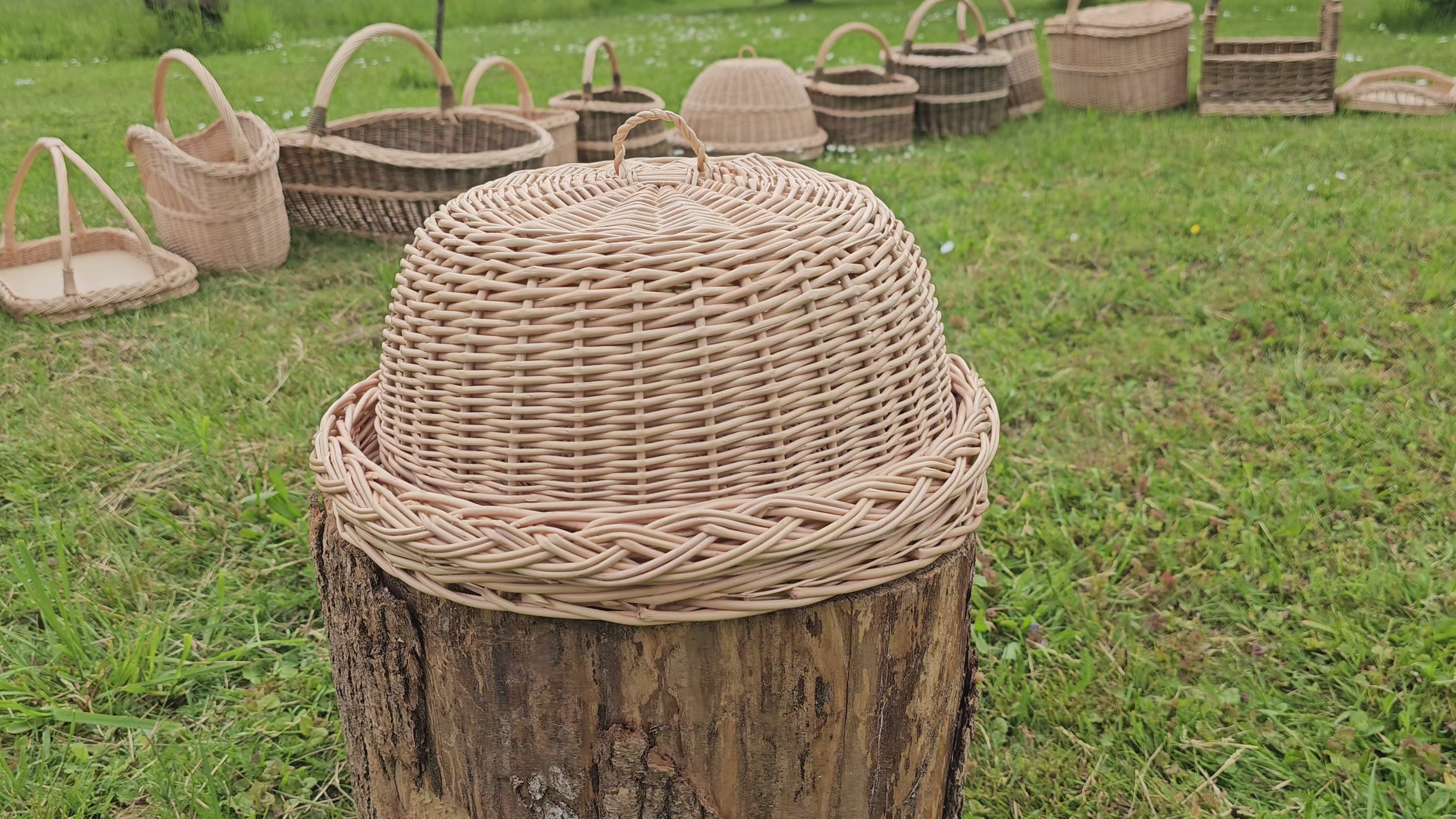 Rustic Kitchen Cloche & Tray
