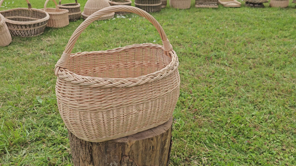 Handwoven Willow Basket