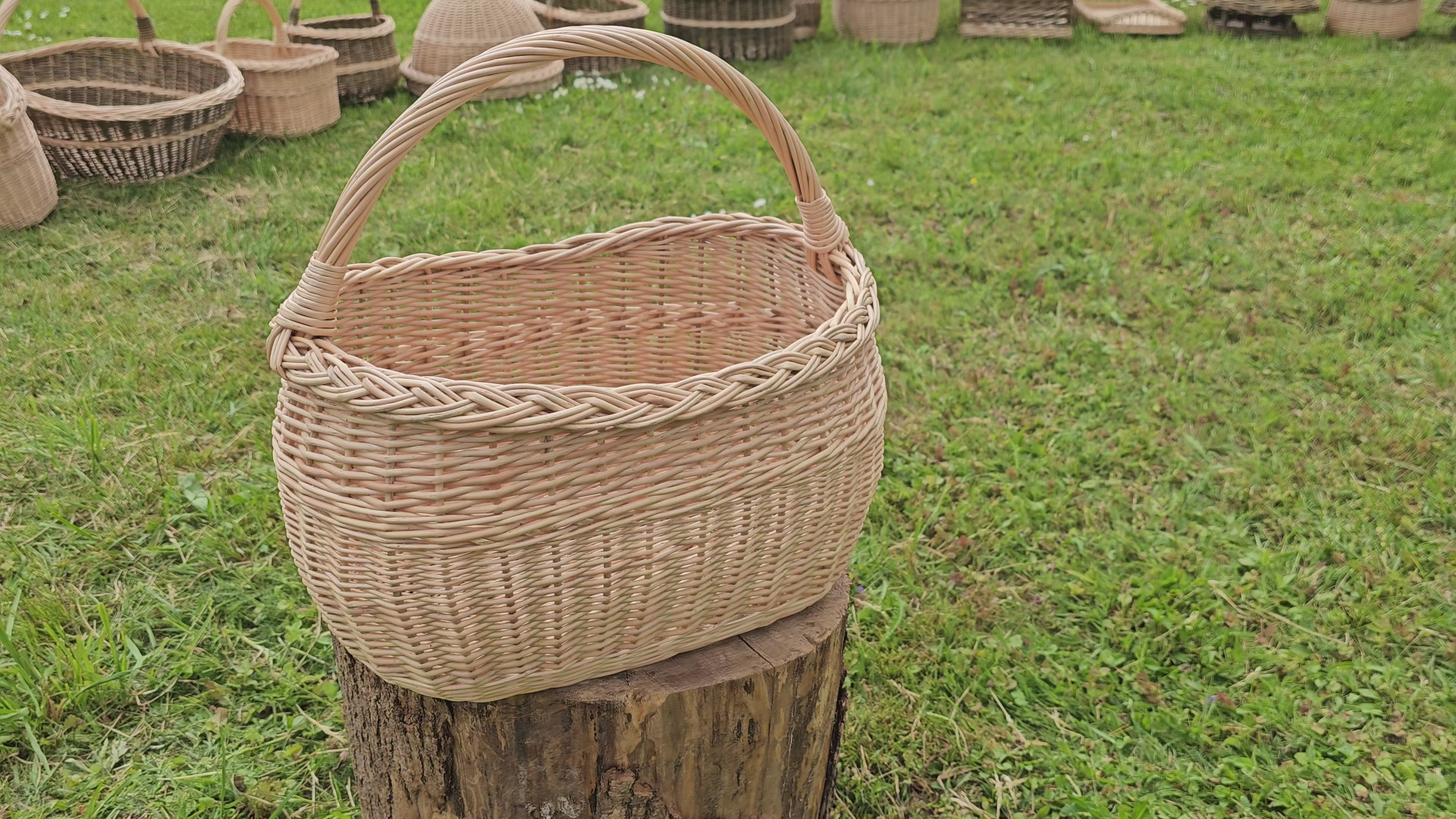 Handwoven Willow Basket