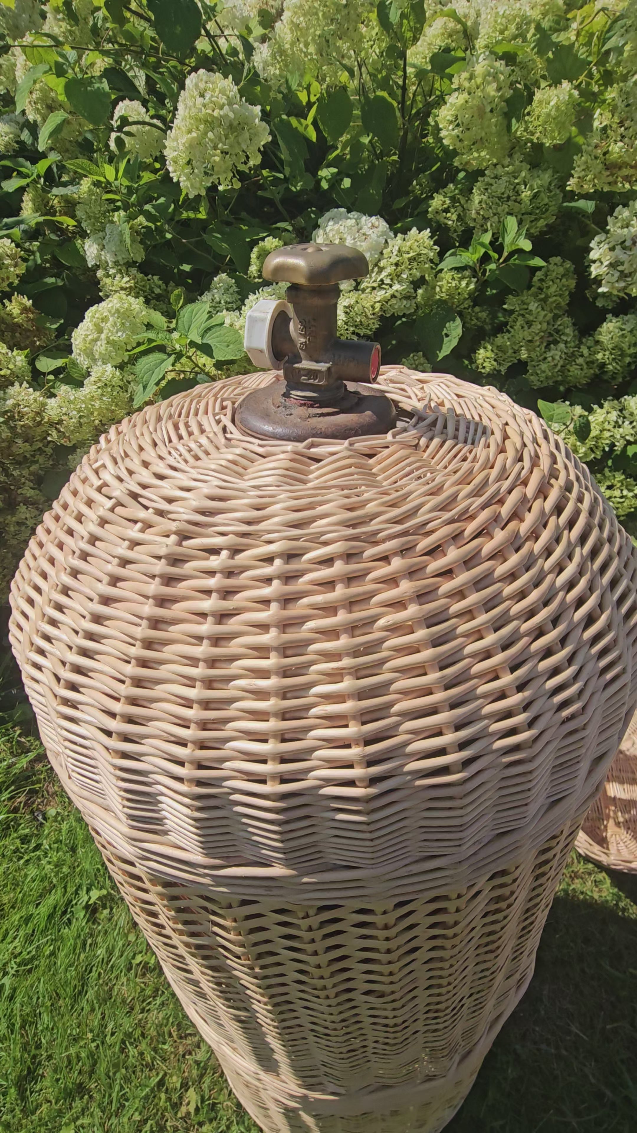 Wicker Gas Cylinder Cover