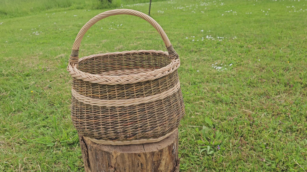 Rustic Wicker Storage