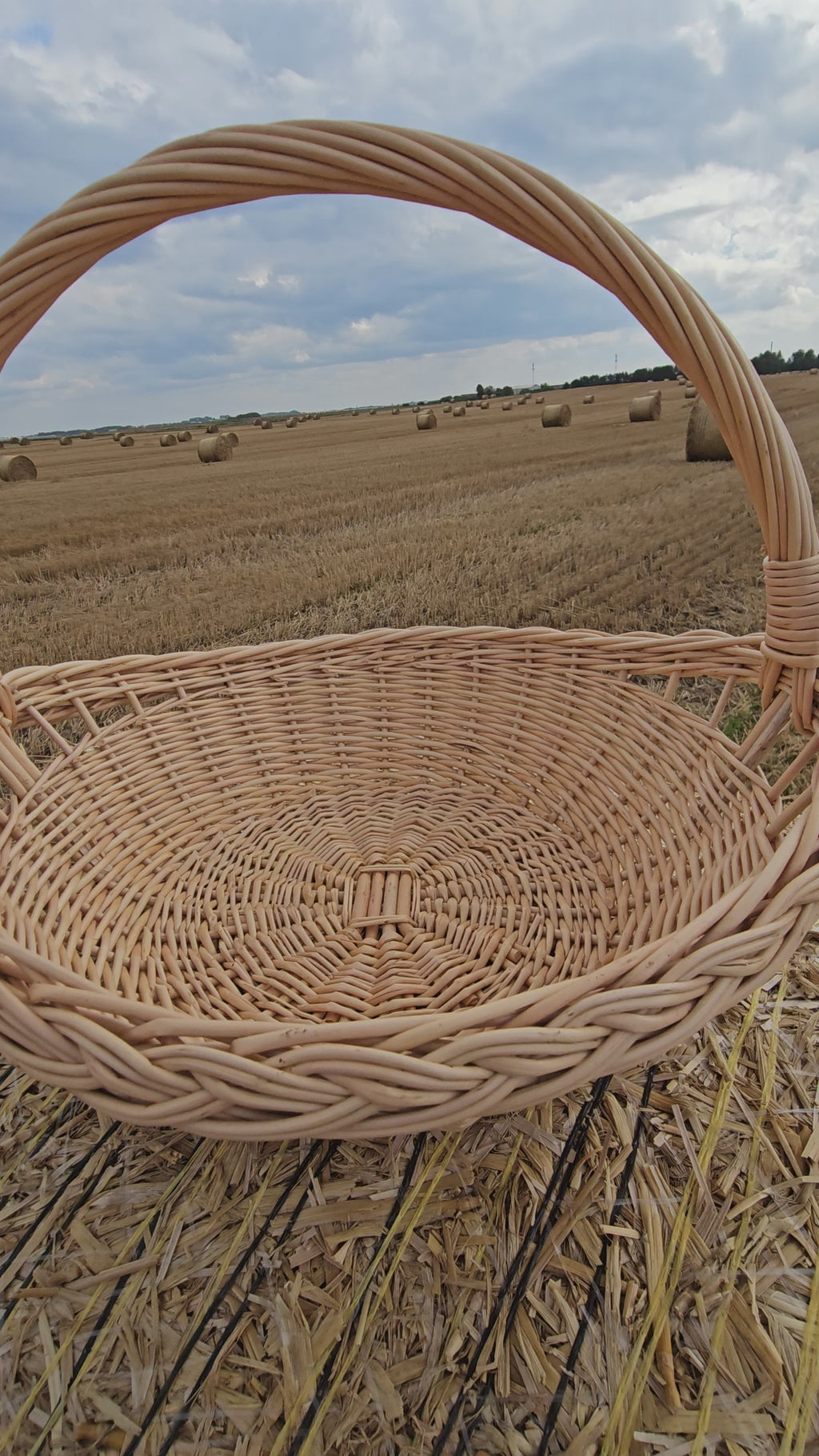 Handwoven Willow Trug Basket