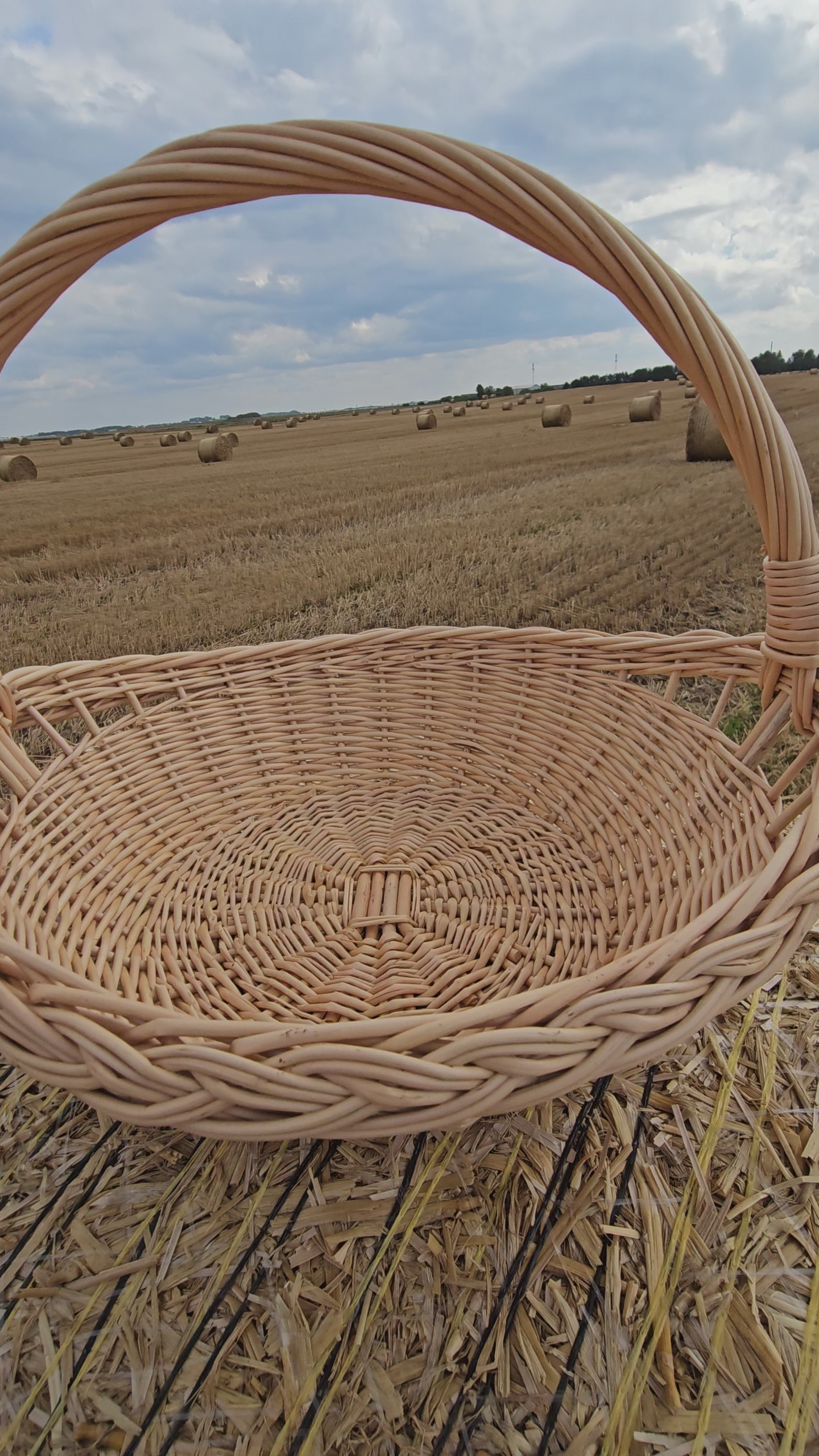 Handwoven Willow Trug Basket