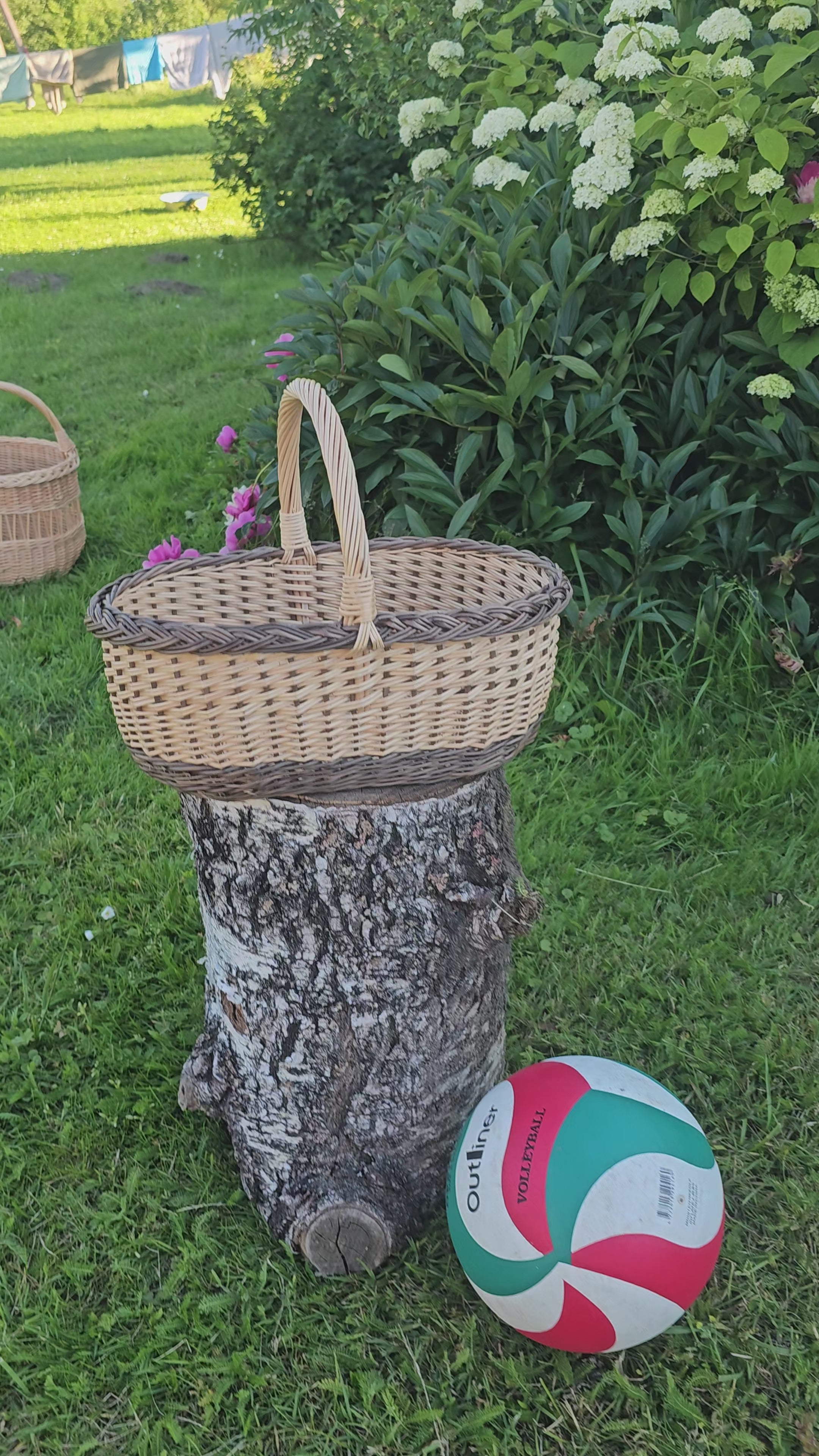 Handwoven Willow Basket
