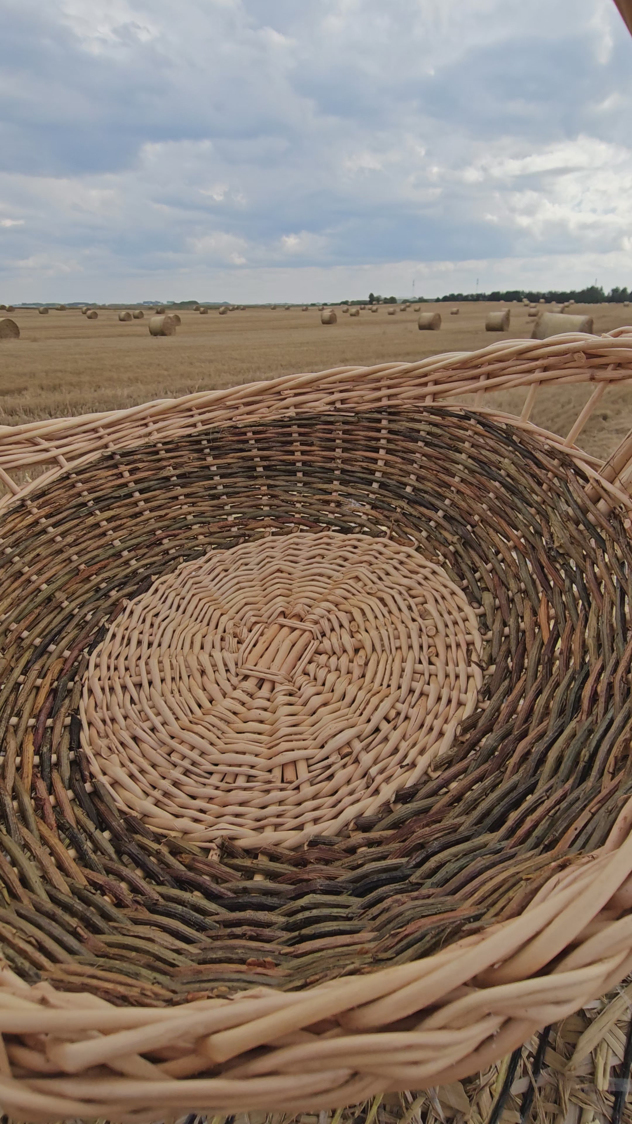 Handmade Wicker Trug Basket