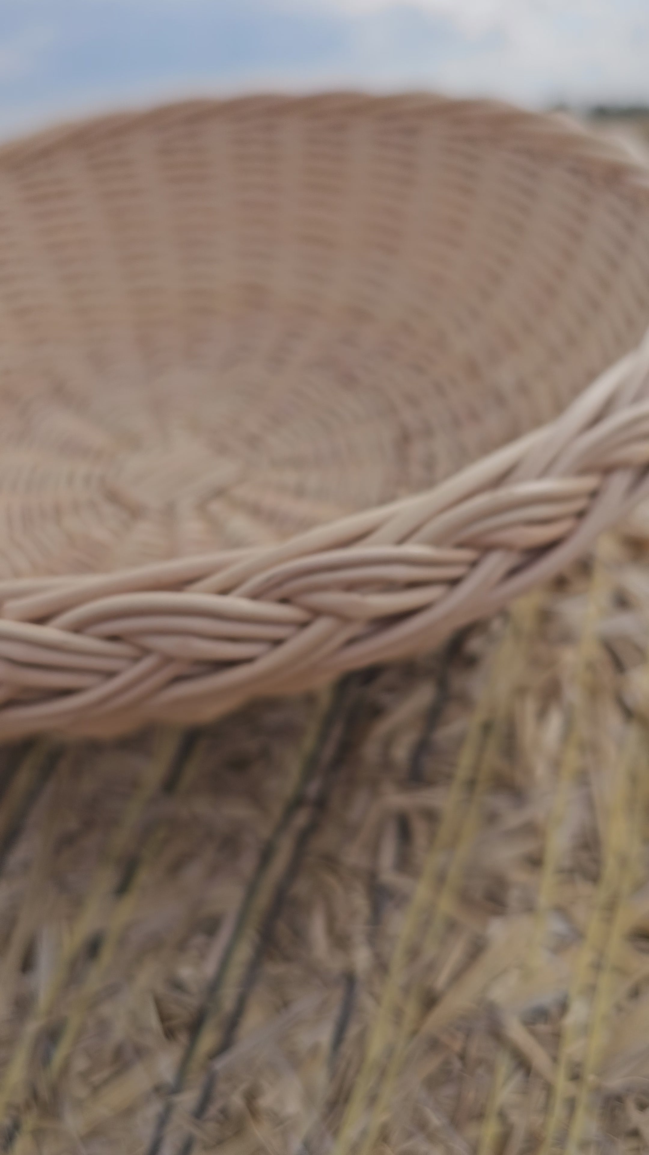 Rustic Wicker Plate
